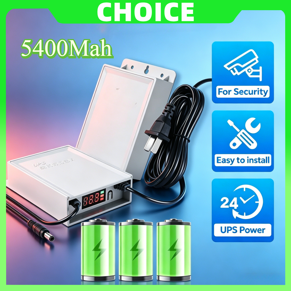 Ups Power Supply Outdoor - DIFANG 5400mAh UPS Power Adapter with
