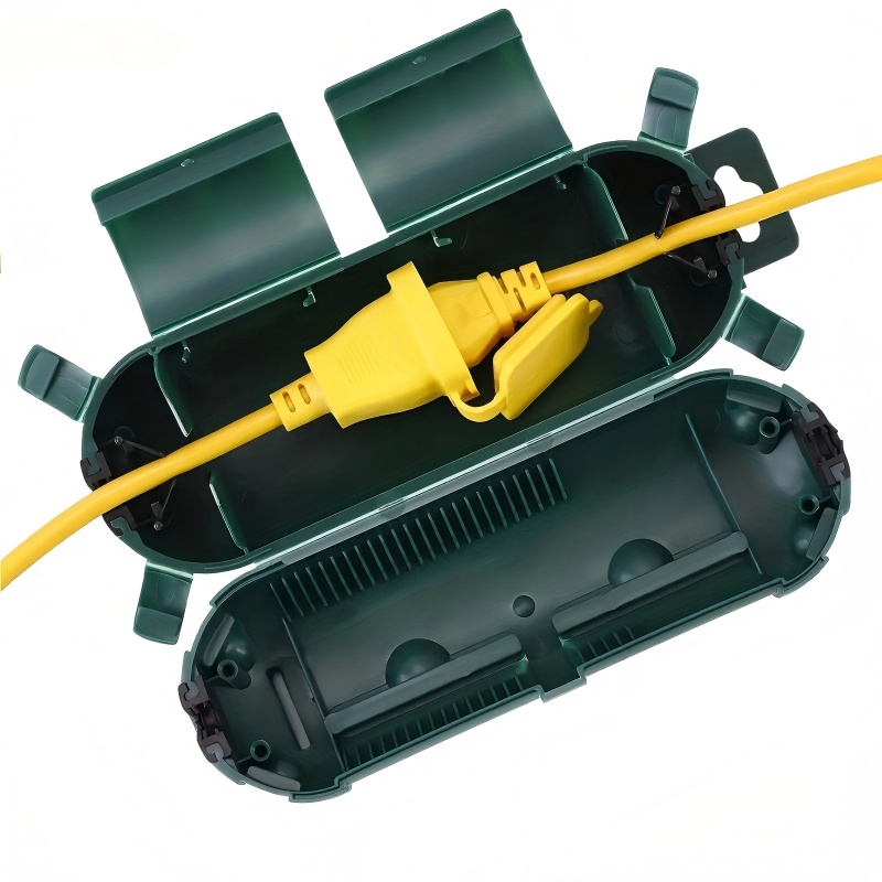 Outdoor Power Socket Cover - 1 durable PVC outdoor extension cable