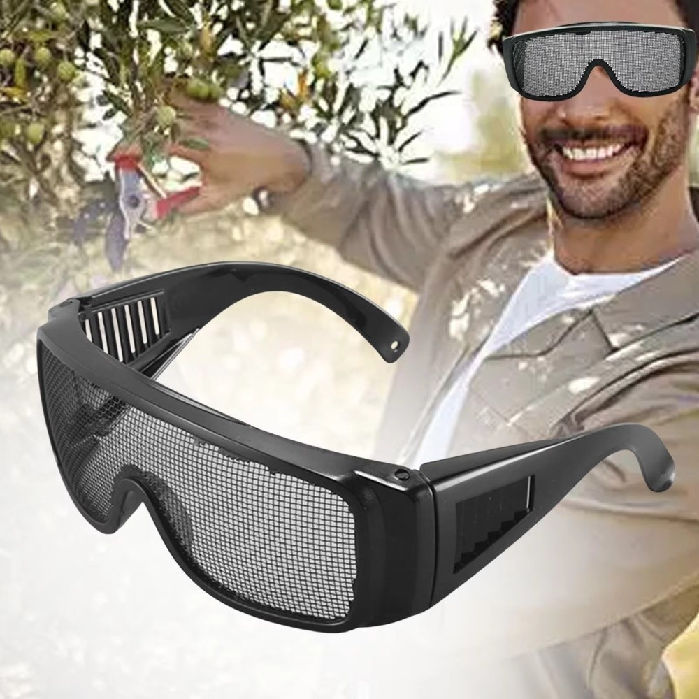Outdoor Power Socket Cover - Steel Wire Metal Mesh Safety Goggles
