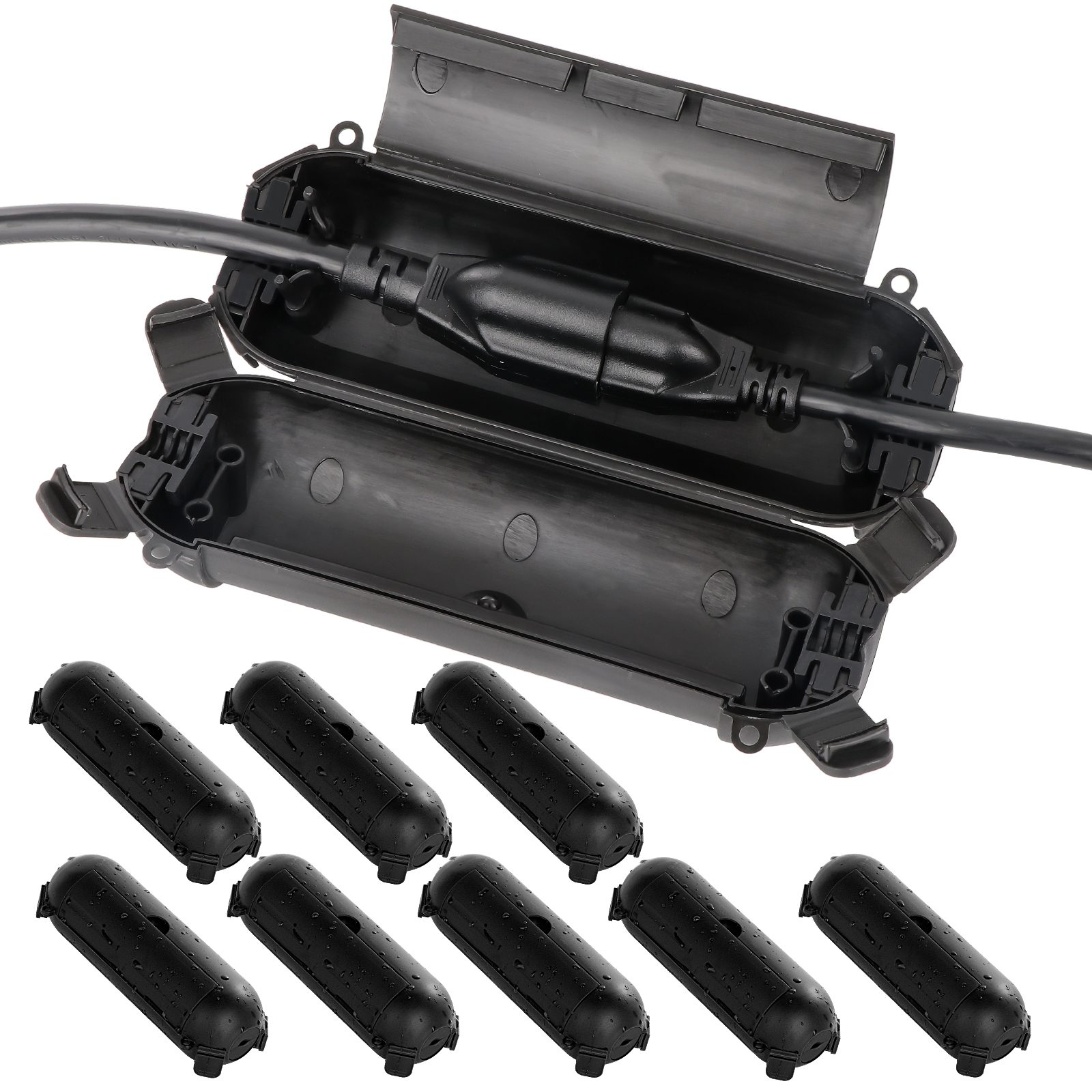 Outdoor Power Plug In - Flemoon 9PCS Outdoor Extension Cord Safety