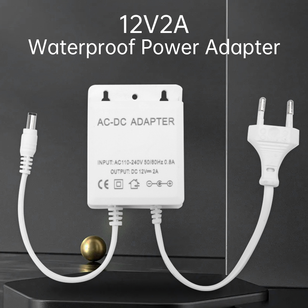 DC12V 2A EU Plug Adapter Secur - Outdoor Power Plug In บทวิจารณ์และราคา
