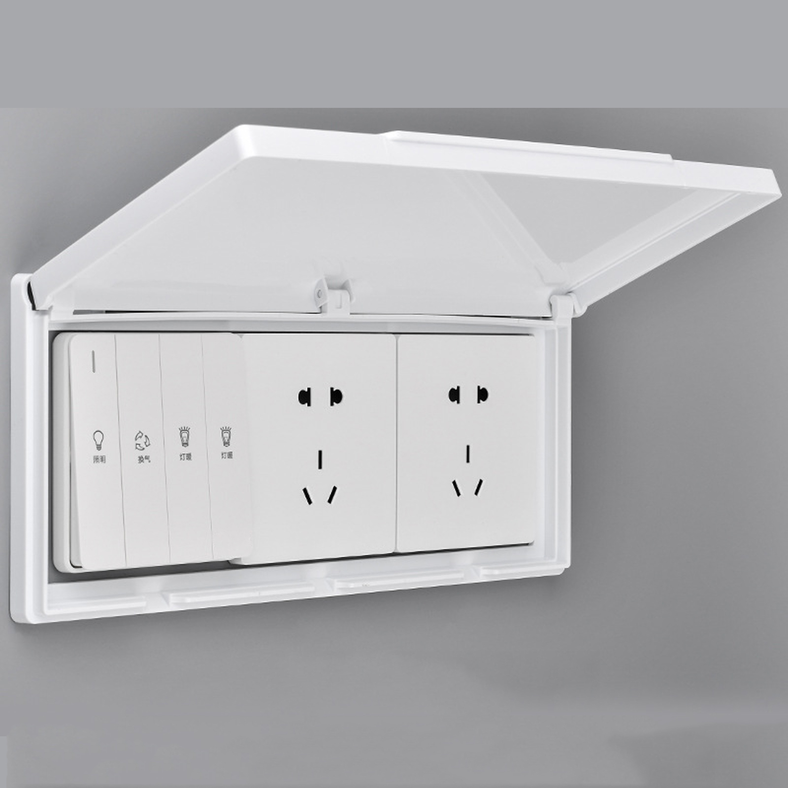 3 Gang Waterproof Outlet Cover - Outdoor Power Socket Cover บทวิจารณ์และราคา
