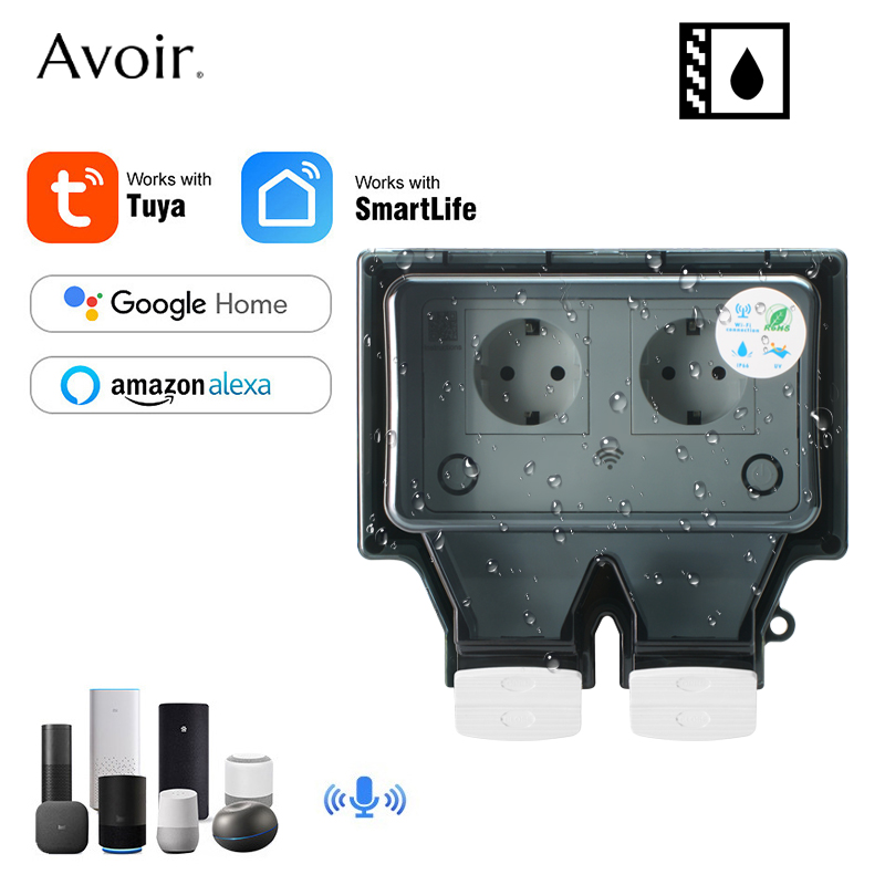 Avoir Tuya Wall Electrical Soc - Outdoor Power Socket Cover บทวิจารณ์และราคา