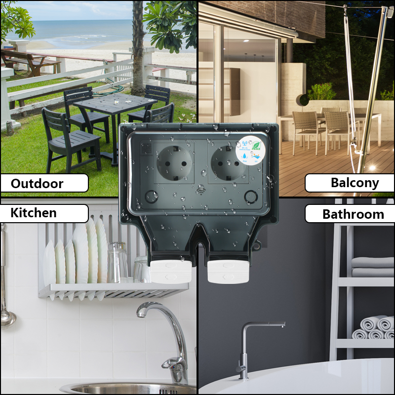 Avoir Tuya Wall Electrical Soc - Outdoor Power Socket Cover บทวิจารณ์และราคา