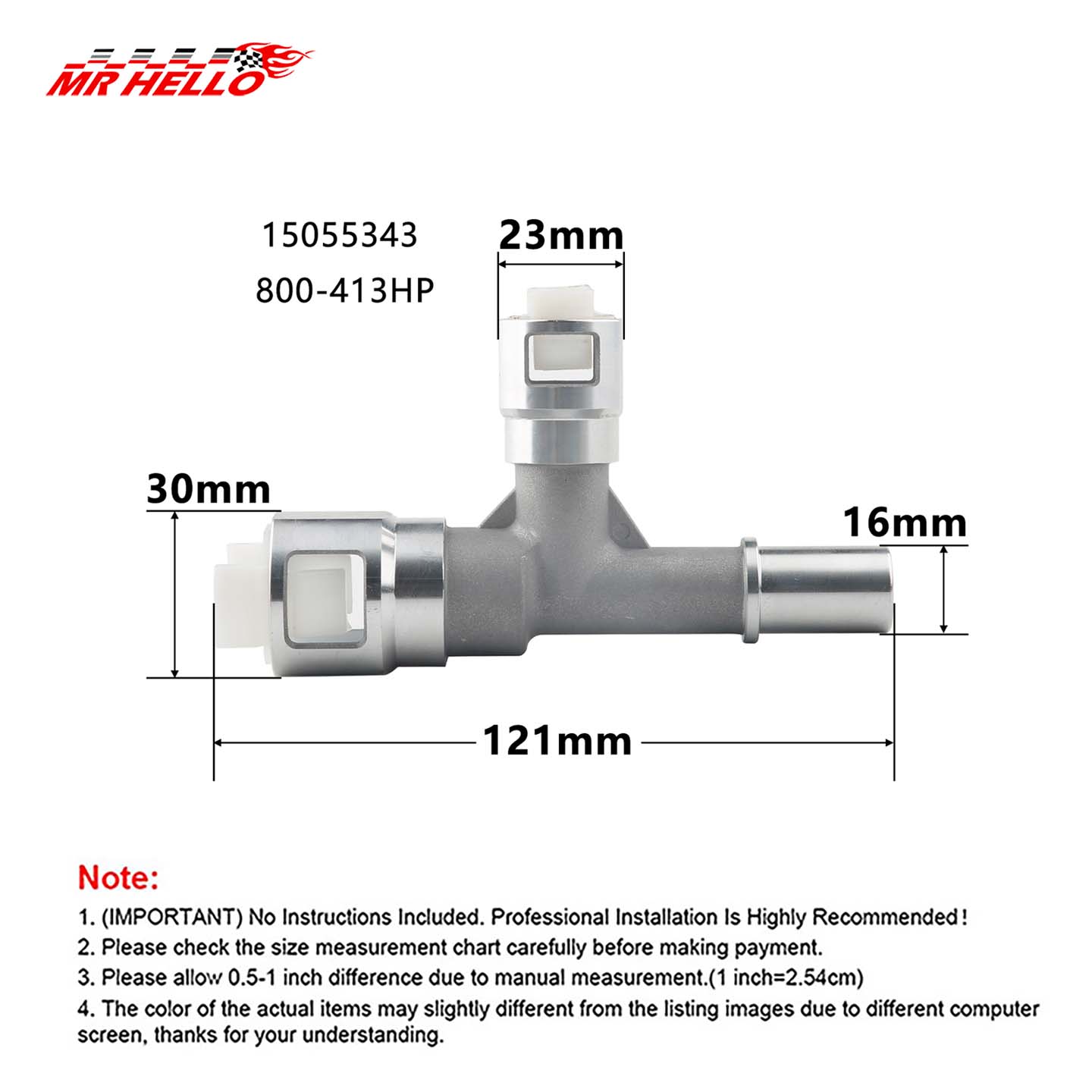 2Pcs/set 800-413HP Metal Heate - Outdoor Power 'Hose' บทวิจารณ์และราคา