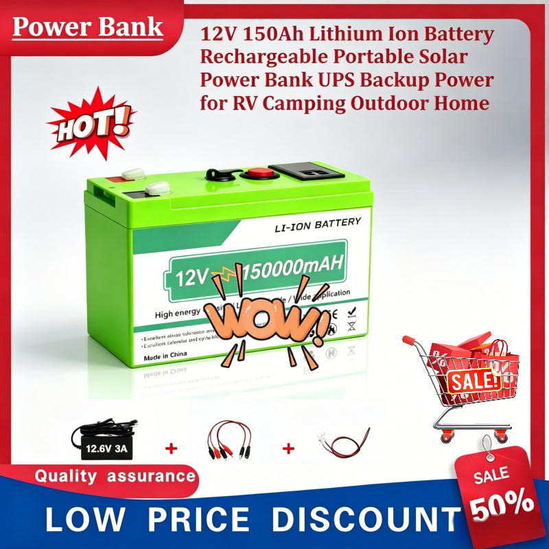 12V 150Ah Lithium Ion Battery  - Ups Power Supply Outdoor บทวิจารณ์และราคา