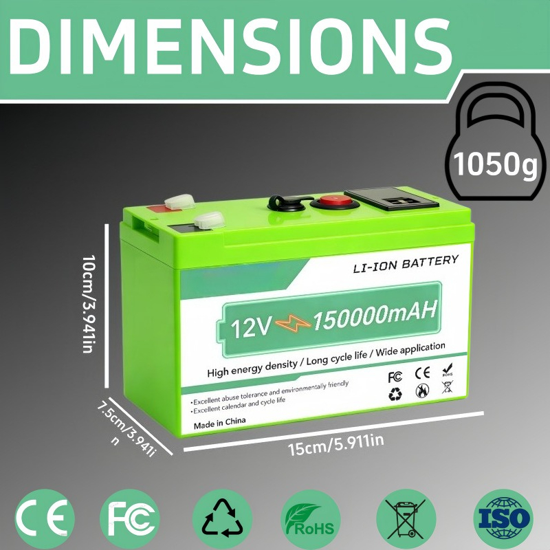 12V 150Ah Lithium Ion Battery  - Ups Power Supply Outdoor บทวิจารณ์และราคา