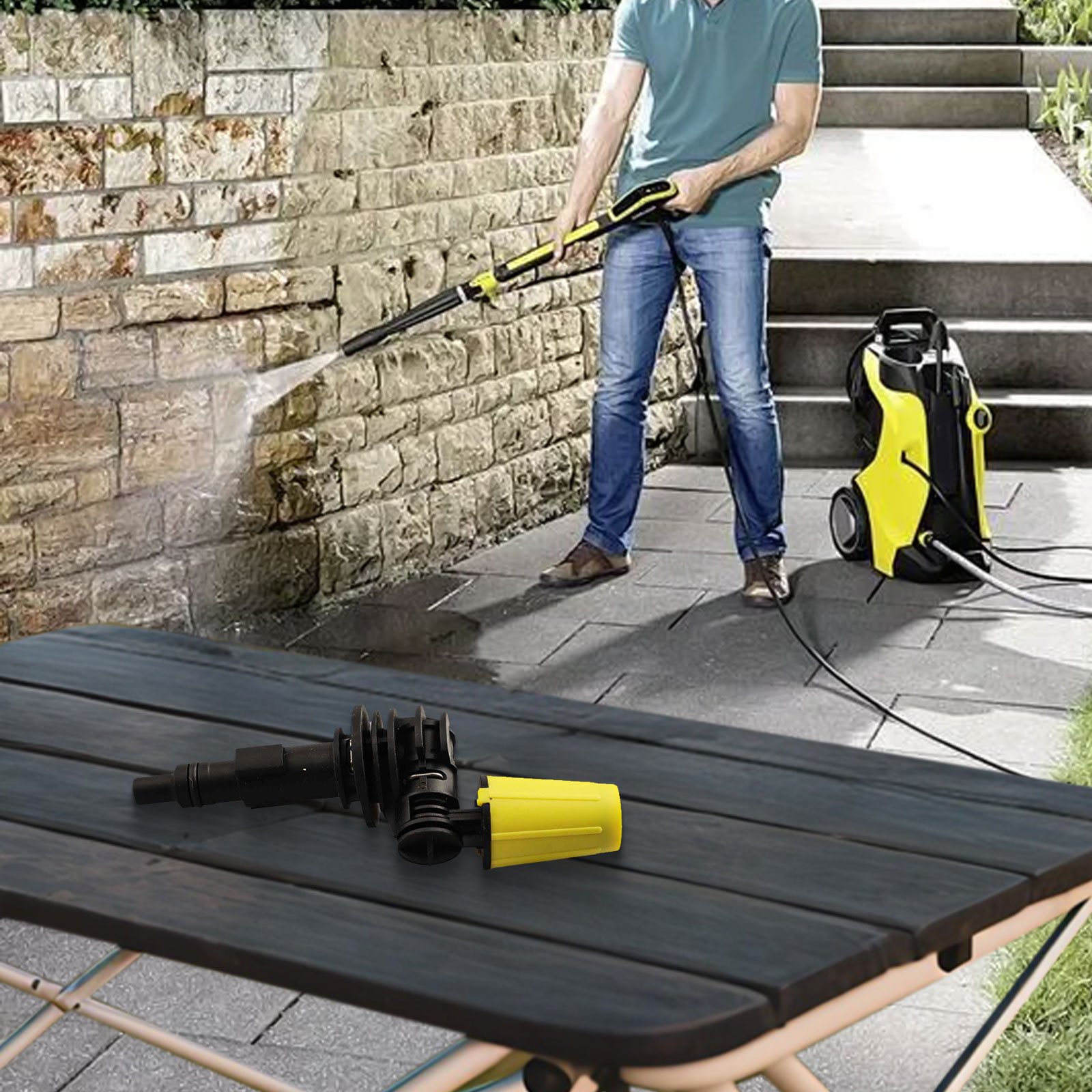 Outdoor Cleaning 1pc 2pcs Rota - Outdoor Power Washer บทวิจารณ์และราคา