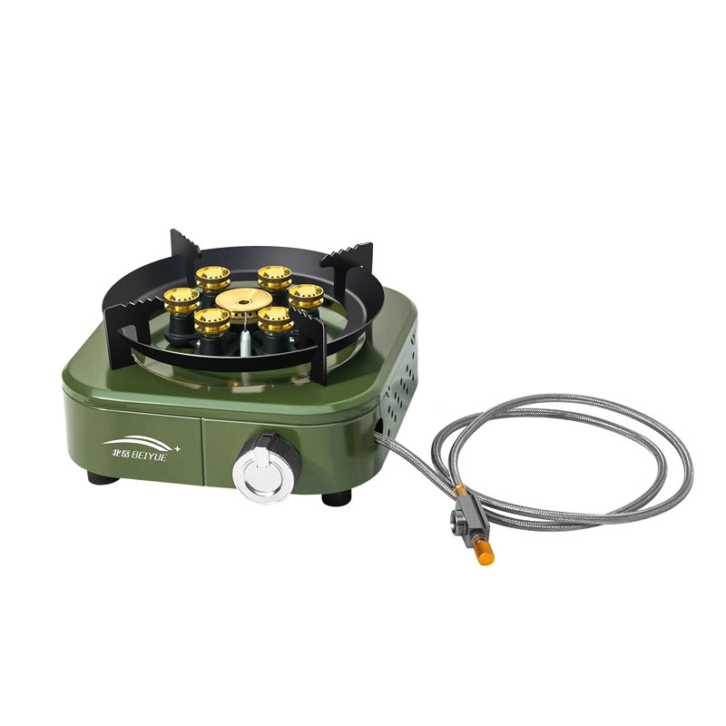 Beiyue 6 Burners Windproof Cam - Outdoor Power 'Hose' บทวิจารณ์และราคา