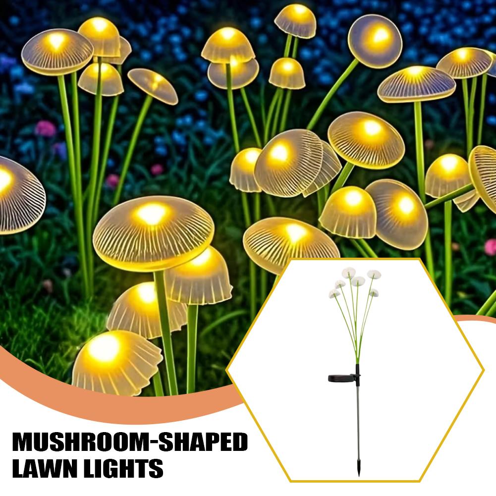 Solar Powered Mushroom Shaped  - Outdoor Power Plug In บทวิจารณ์และราคา