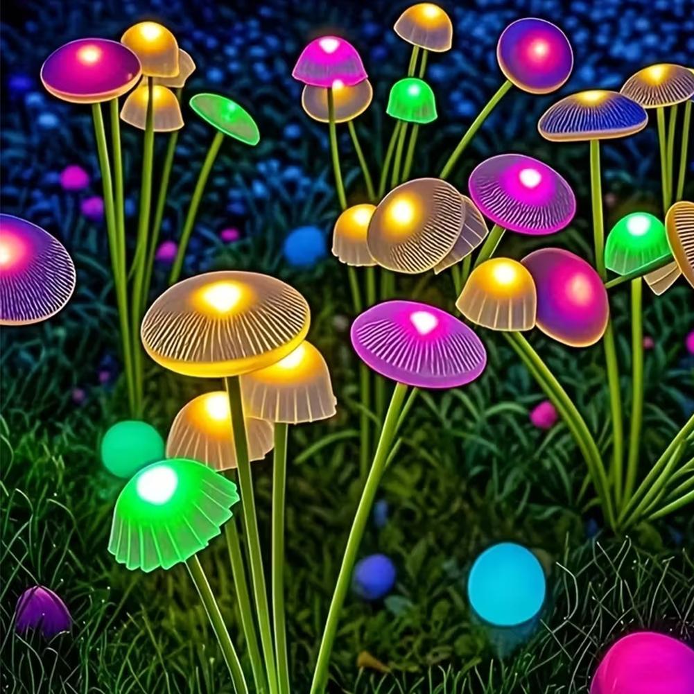 Solar Powered Mushroom Shaped  - Outdoor Power Plug In บทวิจารณ์และราคา