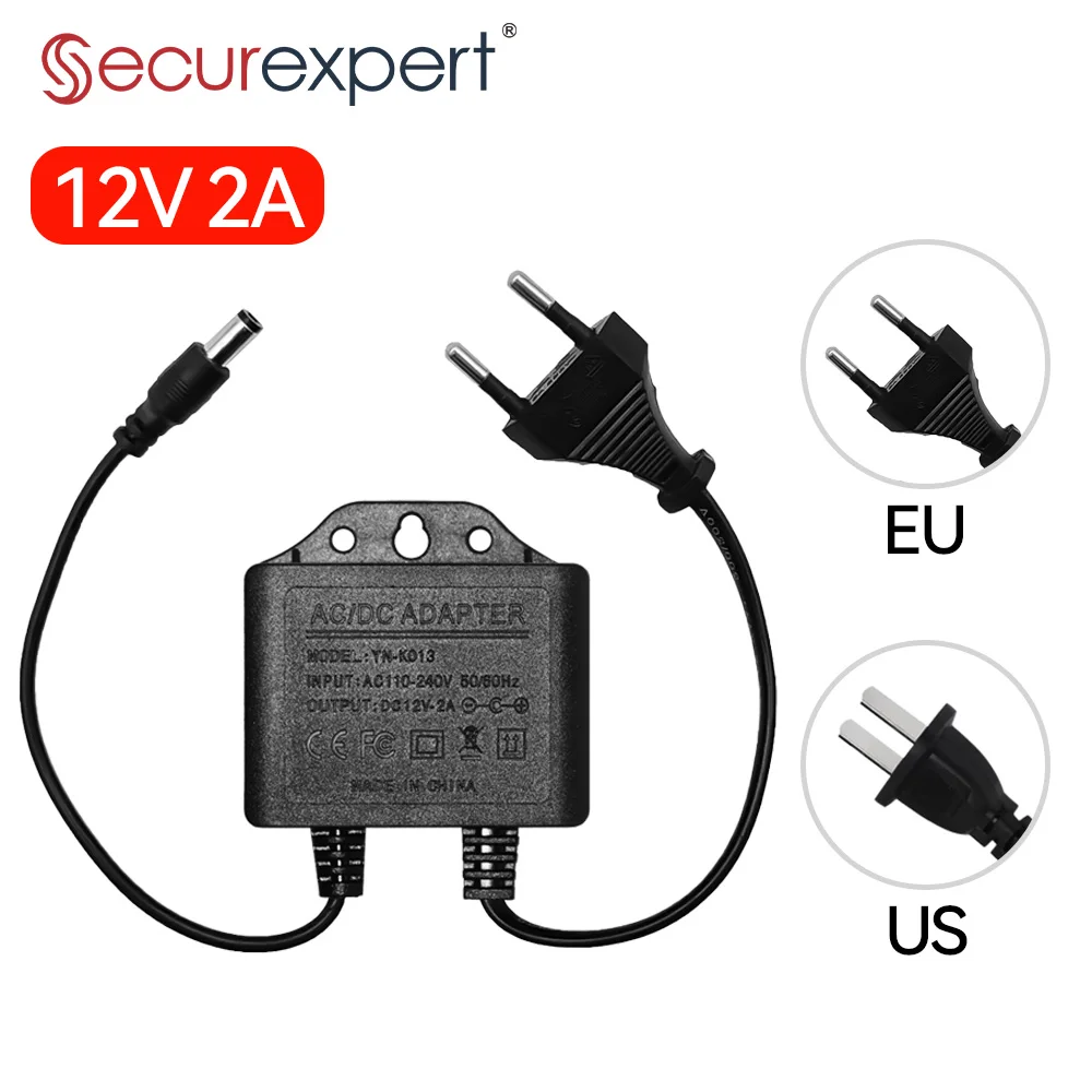 Power Adapter  DC12V 2A Waterp - Outdoor Power Plug In บทวิจารณ์และราคา