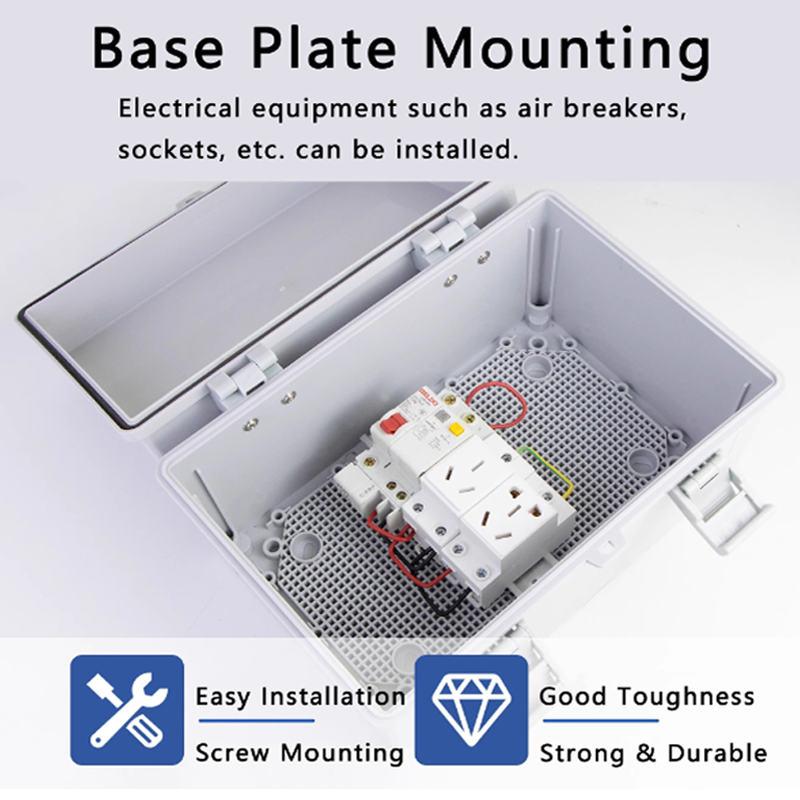 IP66 Waterproof ABS Plastic En - Outdoor Power Box Cover บทวิจารณ์และราคา