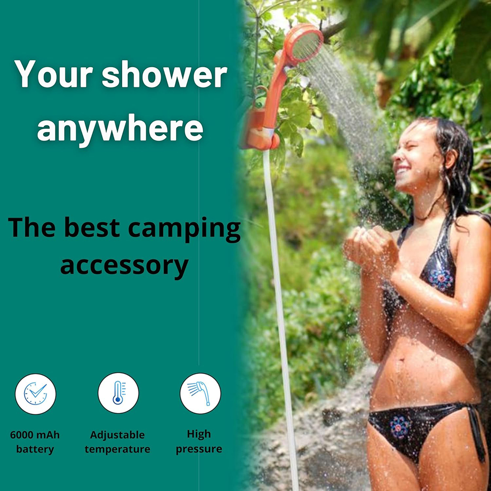 Portable 12V 24V Car Shower Ou - Outdoor Power Washer บทวิจารณ์และราคา