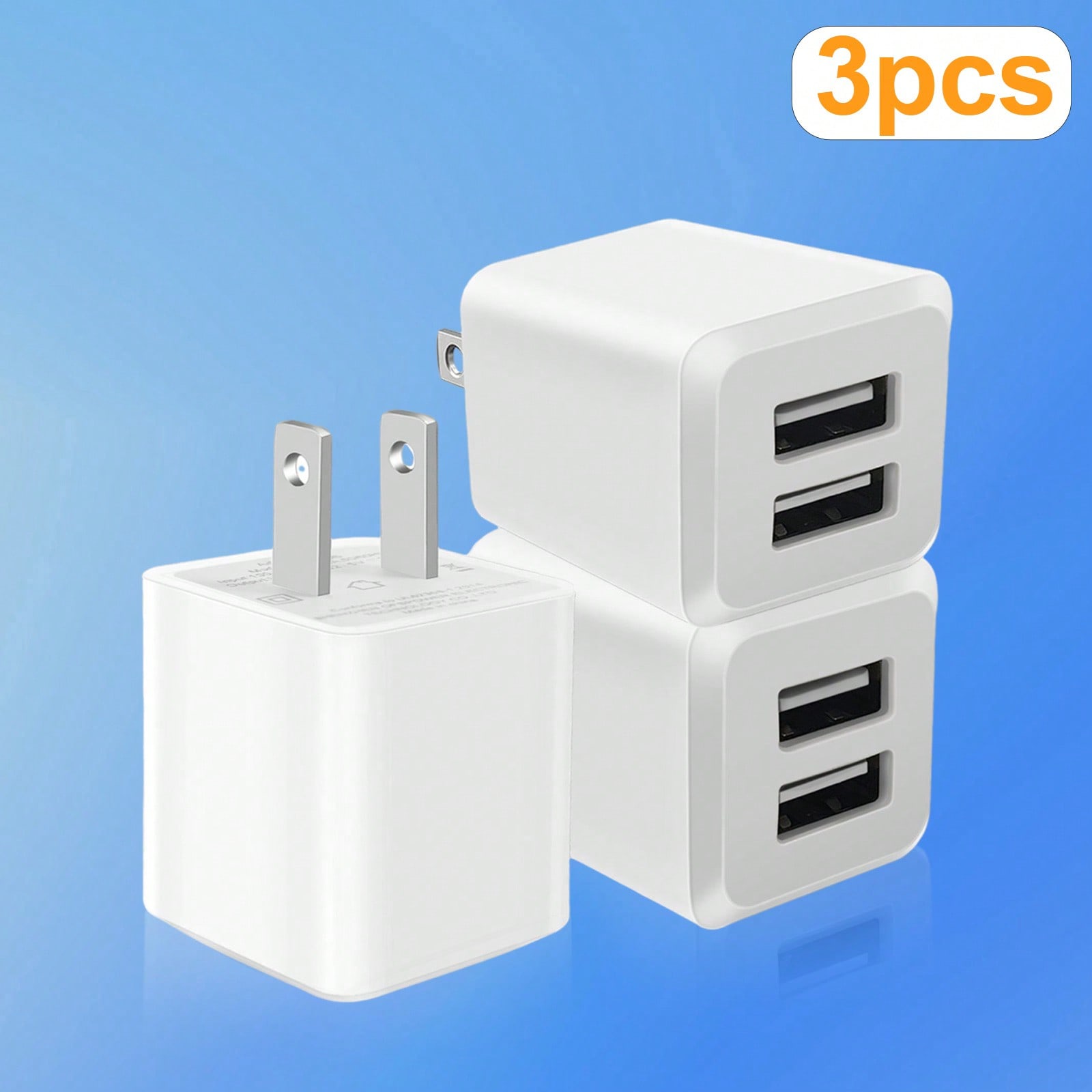 White US Plug Dual Port Fast C - Outdoor Usb Power Adapter บทวิจารณ์และราคา