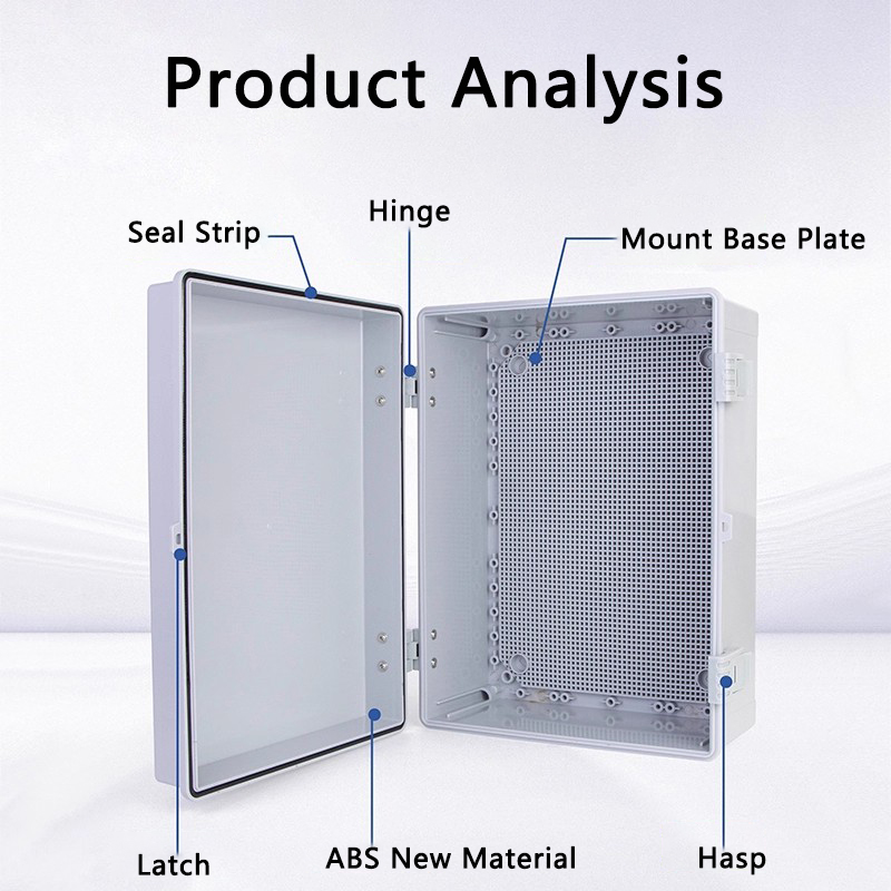 IP66 Waterproof Gray/Transpare - Outdoor Power Box Cover บทวิจารณ์และราคา