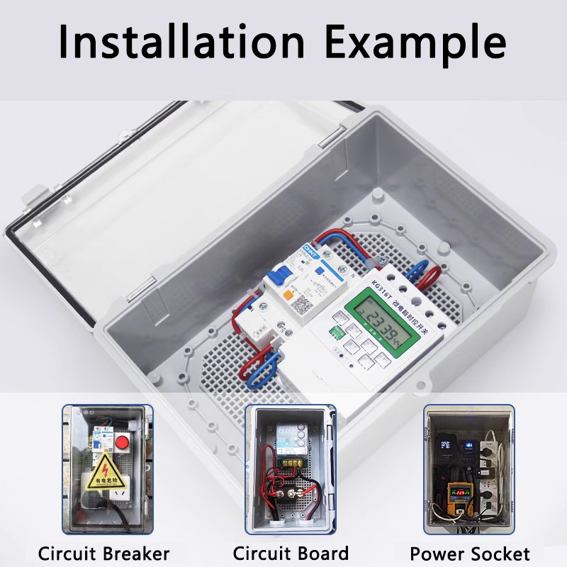 IP66 Waterproof Gray/Transpare - Outdoor Power Box Cover บทวิจารณ์และราคา