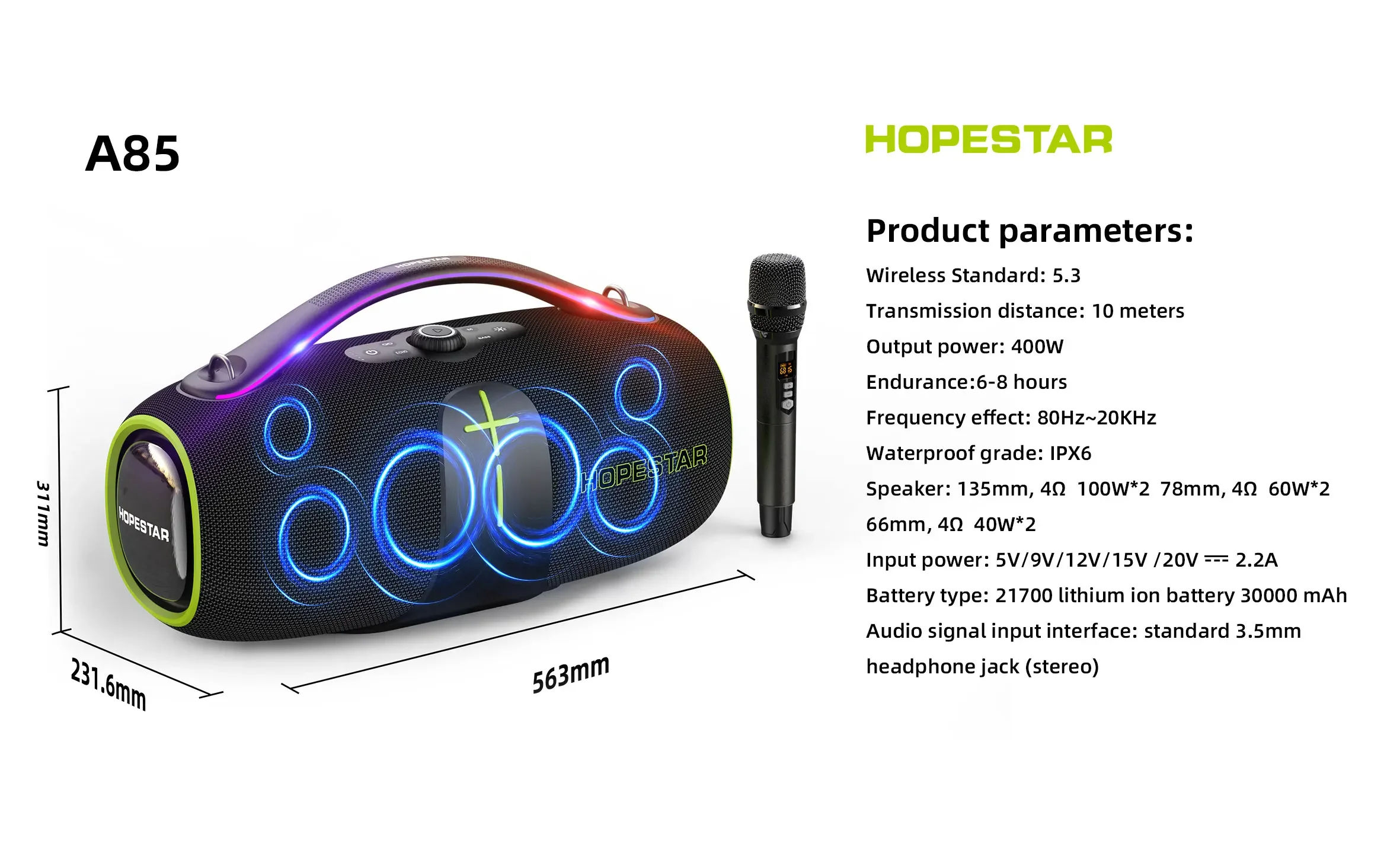 Original Hopestar A85 Outdoor  - Outdoor Power Point บทวิจารณ์และราคา
