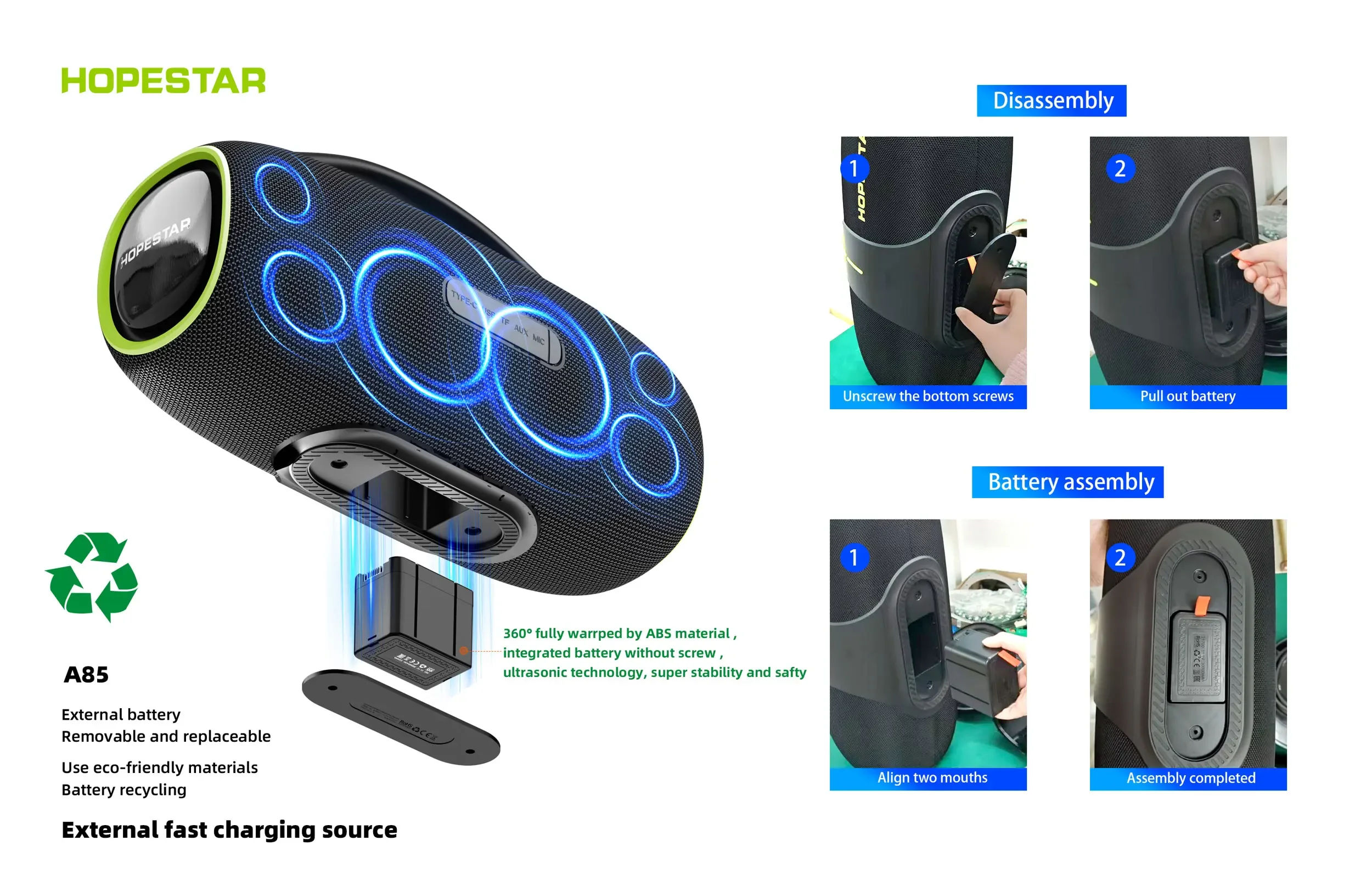 Original Hopestar A85 Outdoor  - Outdoor Power Point บทวิจารณ์และราคา