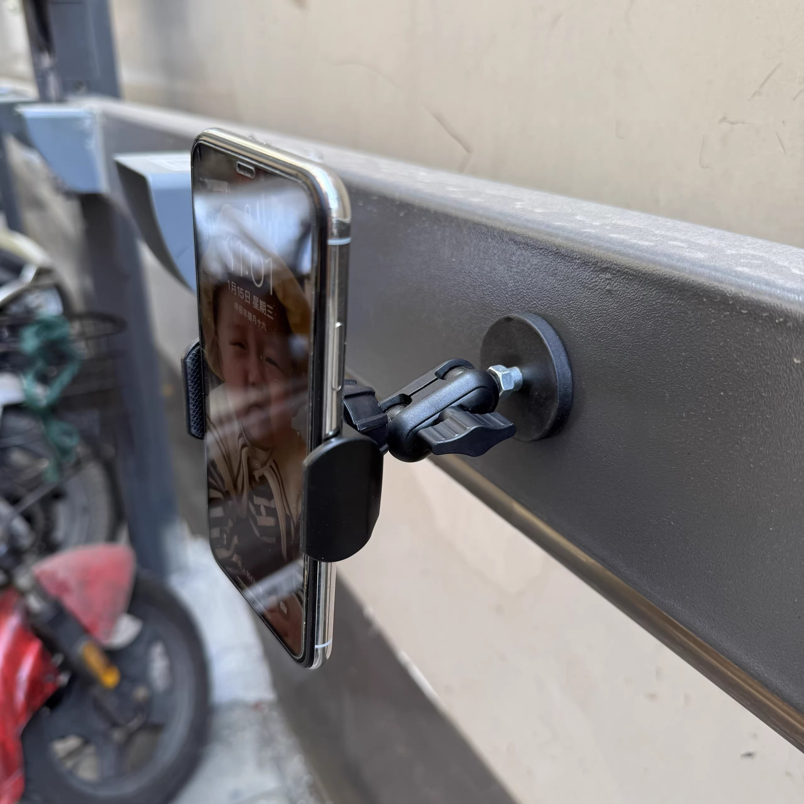 Powerful N52 Magnet Phone Clip - Outdoor Power 'Hose' บทวิจารณ์และราคา