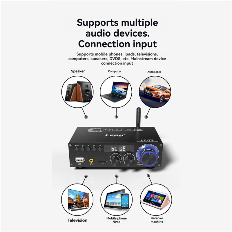 Lepy LP-T2 Hifi Audio Amplifie - Outdoor Power Plug In บทวิจารณ์และราคา