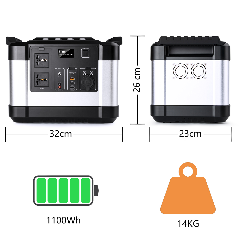 Portable Power Power Station H - Ups Power Supply Outdoor บทวิจารณ์และราคา