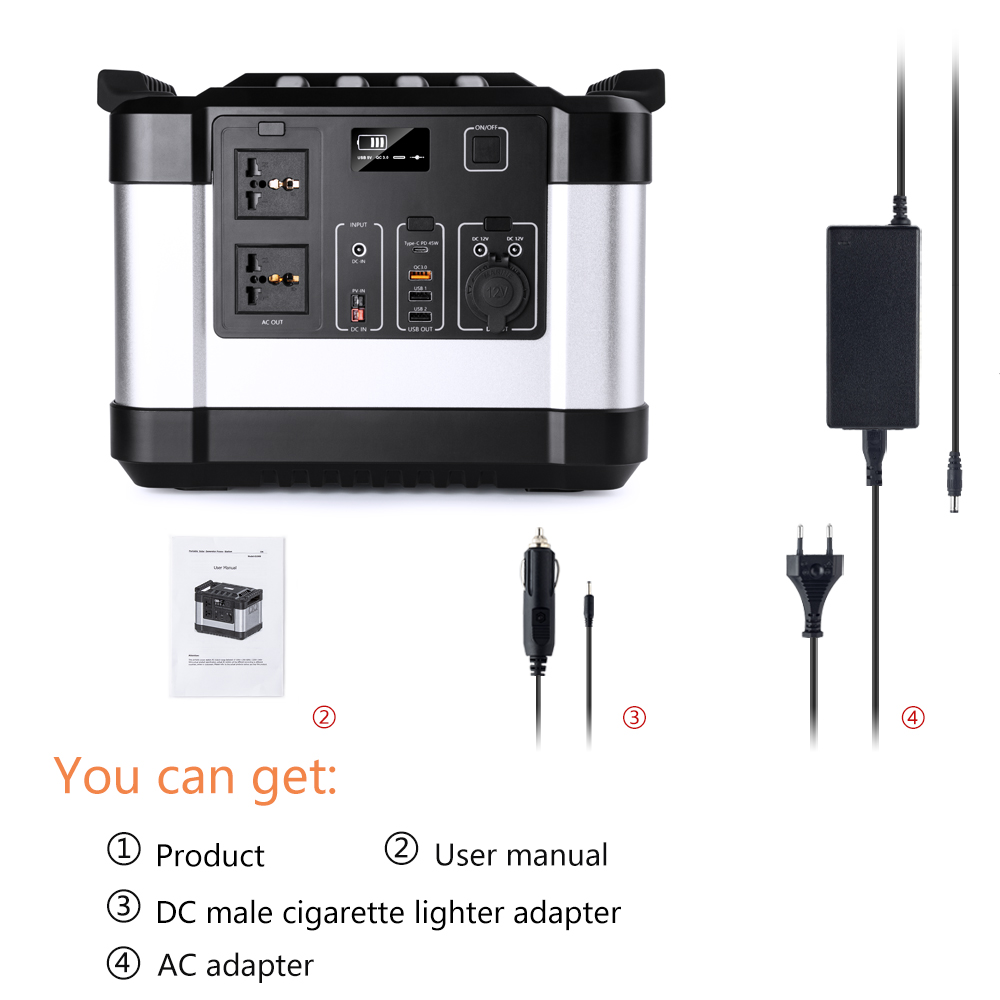 Portable Power Power Station H - Ups Power Supply Outdoor บทวิจารณ์และราคา