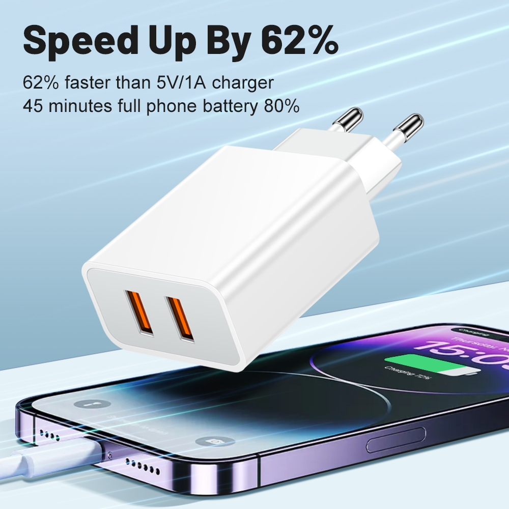Dual USB Port QC3.0 USB Fast C - Outdoor Usb Power Adapter บทวิจารณ์และราคา