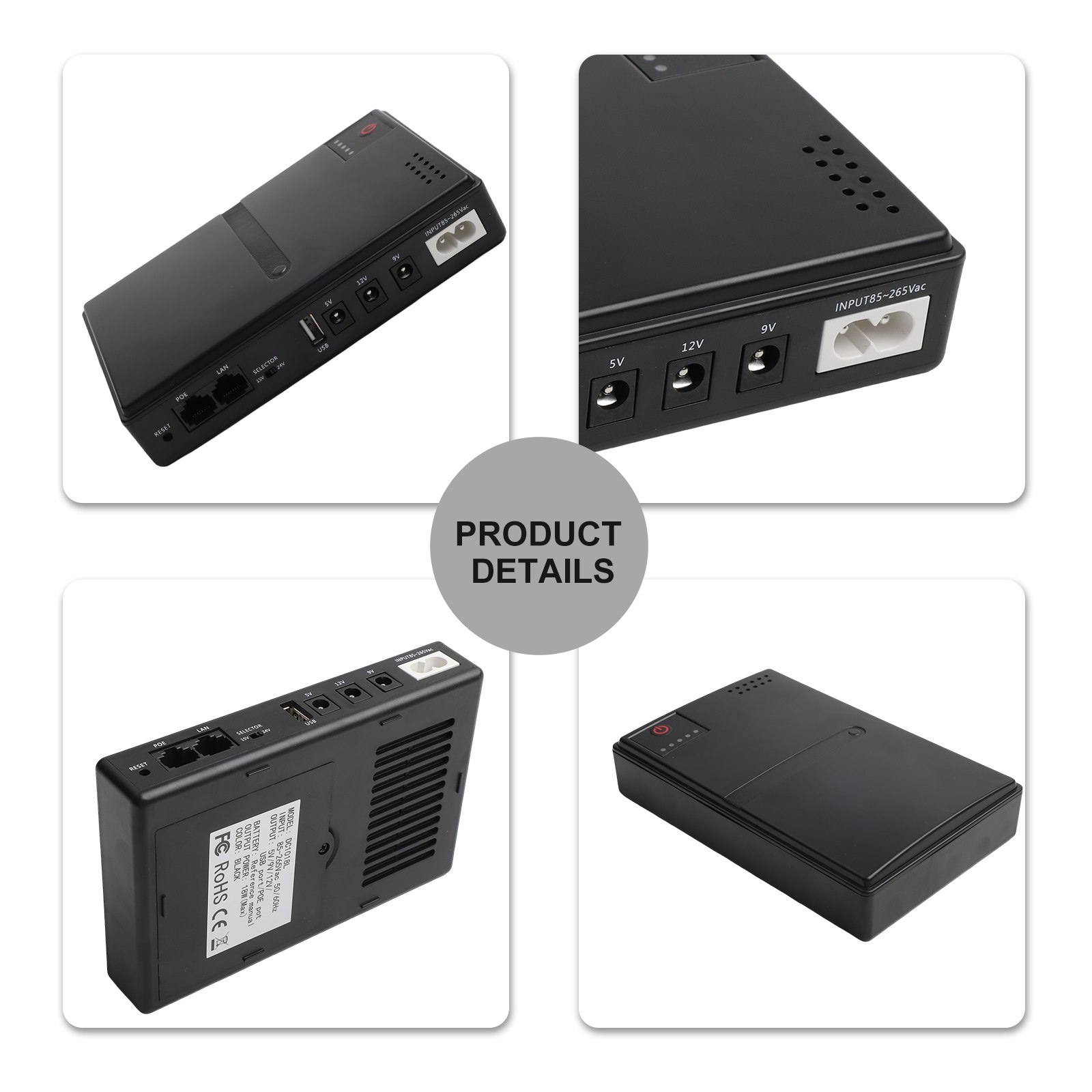 1018L 5V 9V 12V Backup DC UPS  - Ups Power Supply Outdoor บทวิจารณ์และราคา
