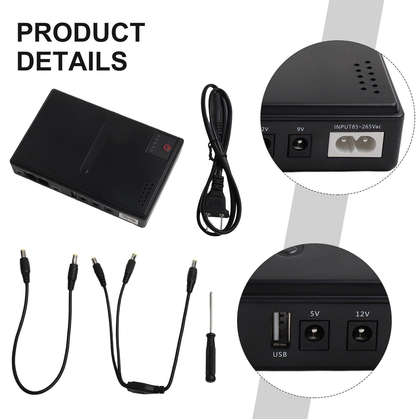 1018L 5V 9V 12V Backup DC UPS  - Ups Power Supply Outdoor บทวิจารณ์และราคา