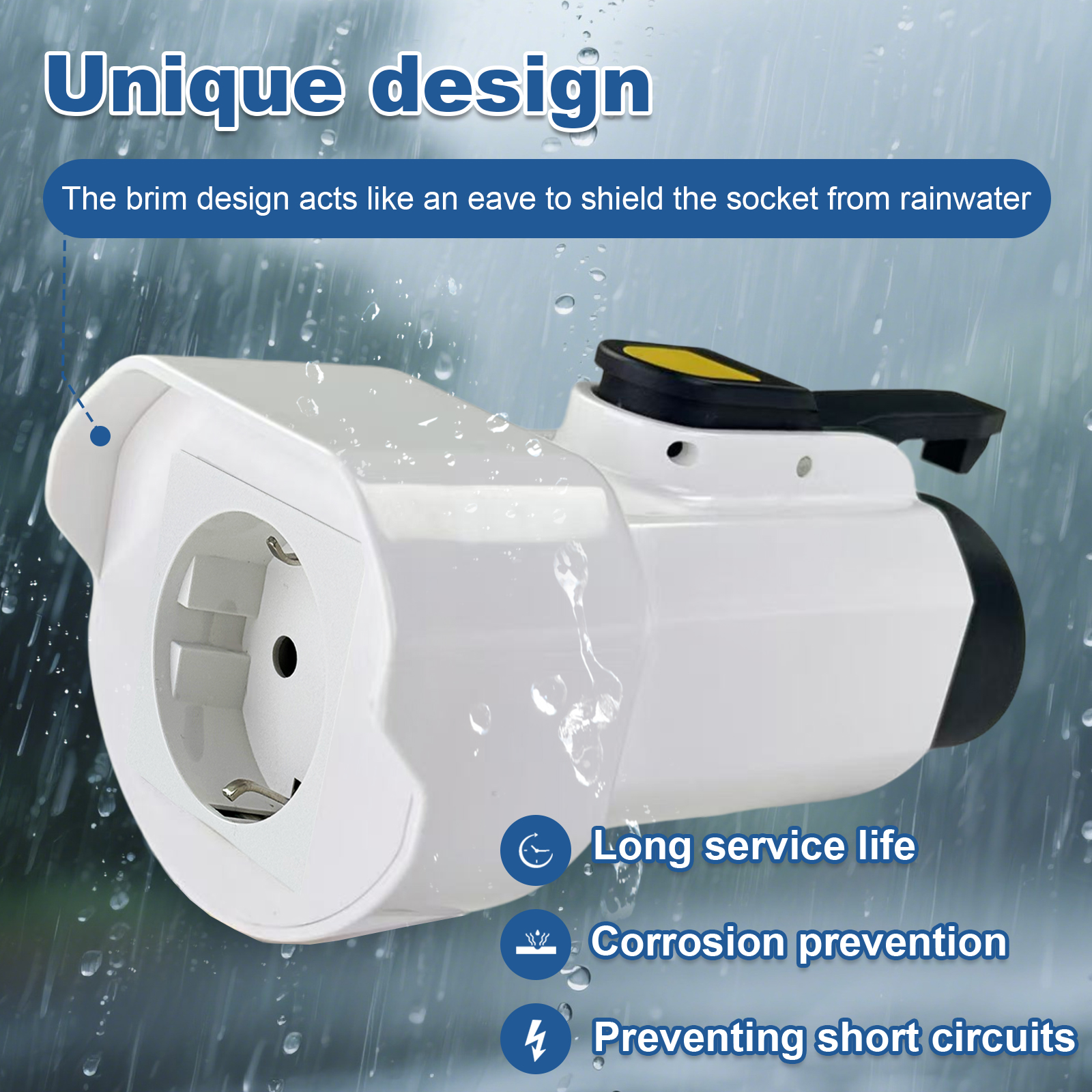 EVqiaoyi Type1 V2L Discharger  - Outdoor Power Plug In บทวิจารณ์และราคา