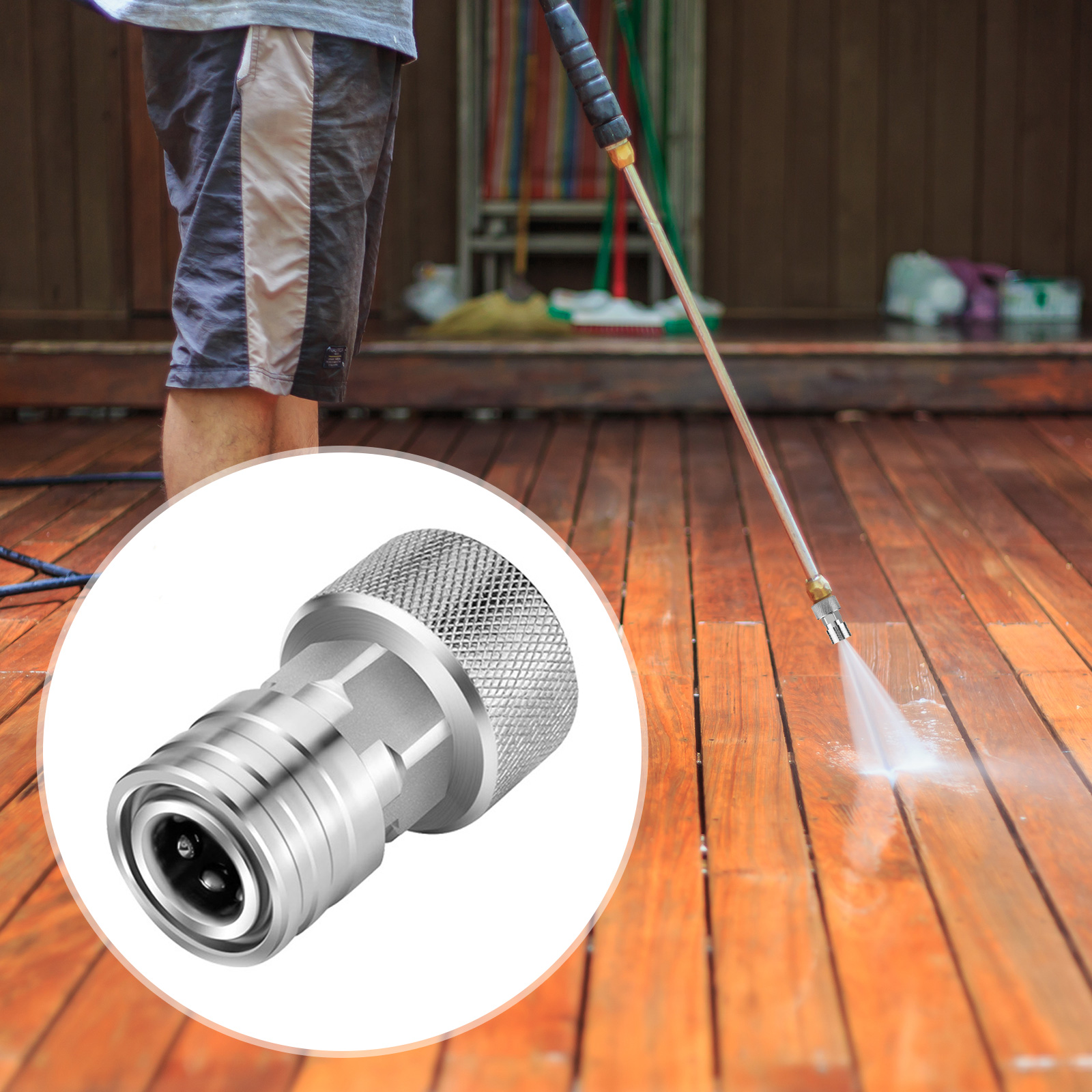 Garden Hose to Mini Power Wash - Outdoor Power 'Hose' บทวิจารณ์และราคา