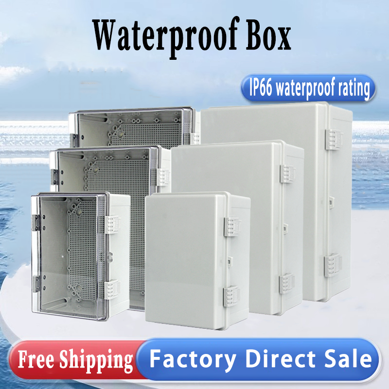 IP66 Waterproof Gray/Transpare - Outdoor Power Box Cover บทวิจารณ์และราคา