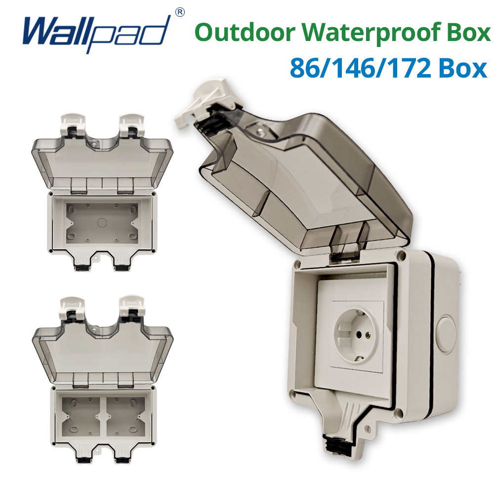 Wallpad IP66 Dustproof Waterpr - Outdoor Power Box Cover บทวิจารณ์และราคา