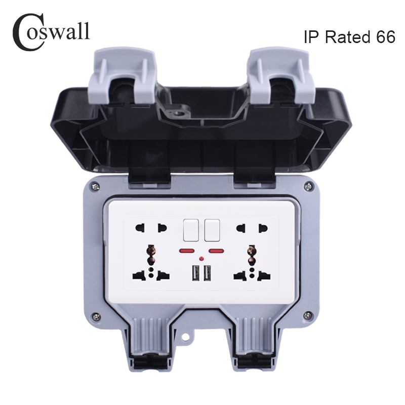 Coswall IP66 Weatherproof Wate - Outdoor Usb Power Adapter บทวิจารณ์และราคา