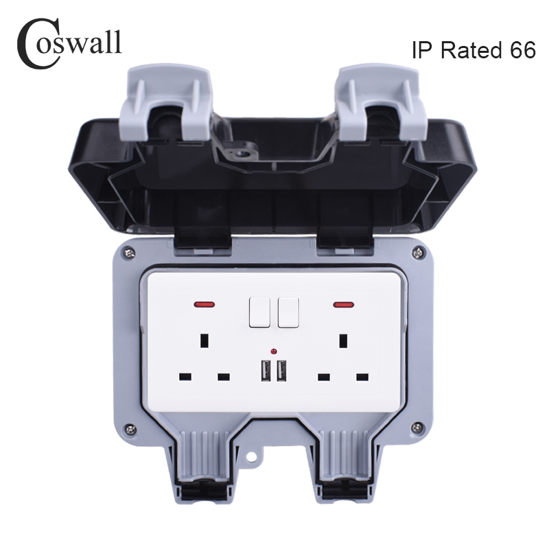 Coswall IP66 Weatherproof Wate - Outdoor Usb Power Adapter บทวิจารณ์และราคา