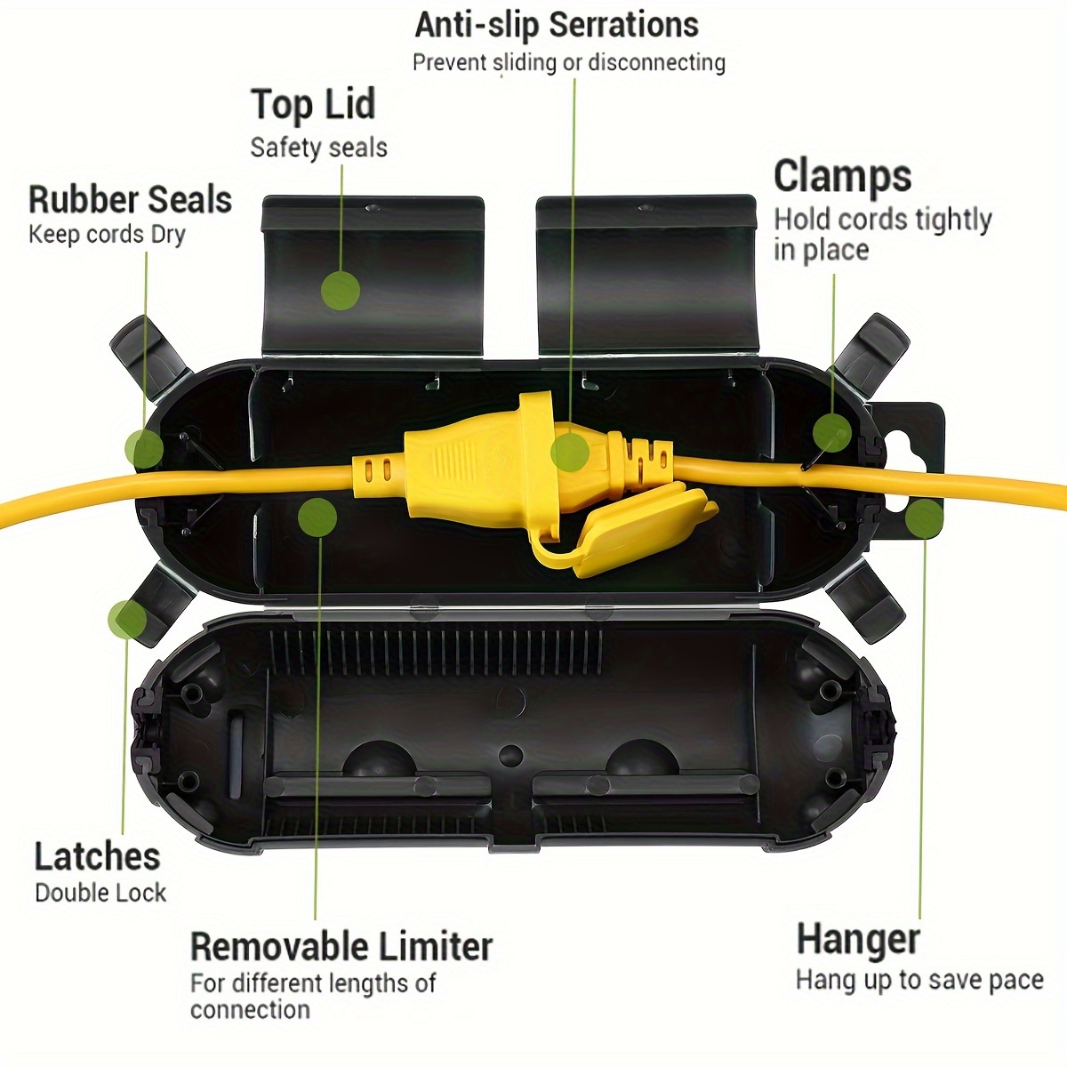 Extension Cord Plug Connection - Outdoor Power Socket Cover บทวิจารณ์และราคา