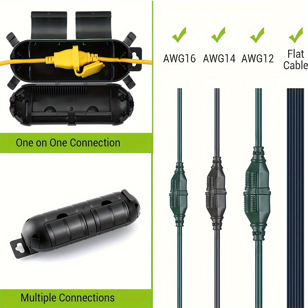 Extension Cord Plug Connection - Outdoor Power Socket Cover บทวิจารณ์และราคา