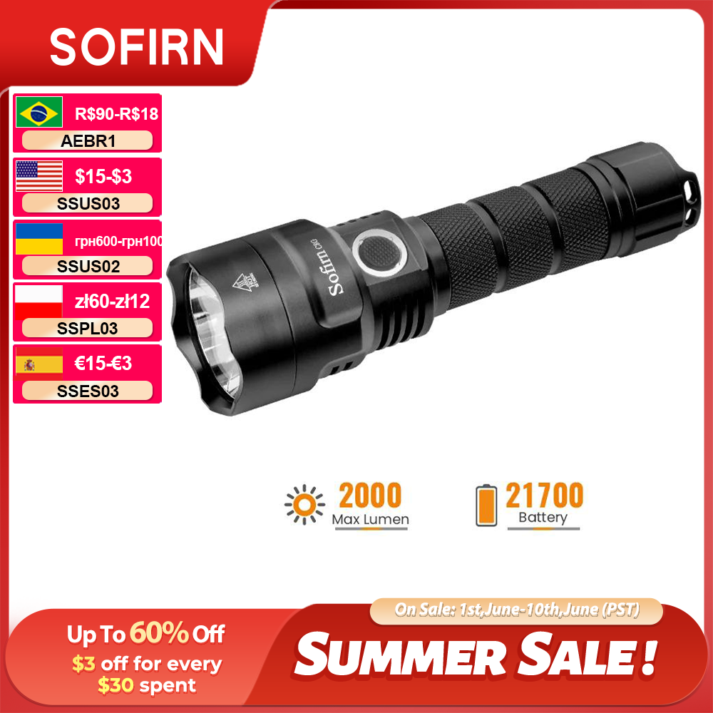 SOFIRN C8G Powerful LED Flashl - Outdoor Power Group บทวิจารณ์และราคา