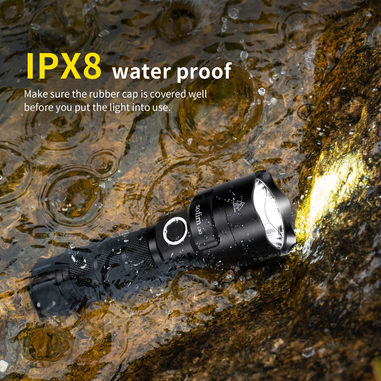 SOFIRN C8G Powerful LED Flashl - Outdoor Power Group บทวิจารณ์และราคา