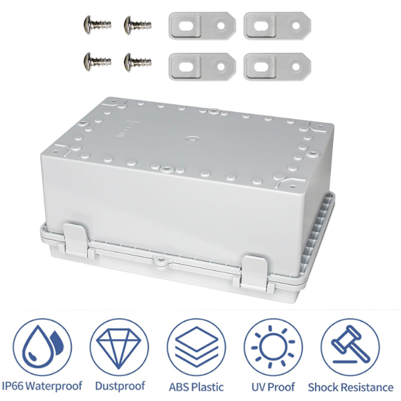 IP66 Waterproof Transparent/Gr - Outdoor Power Box Cover บทวิจารณ์และราคา