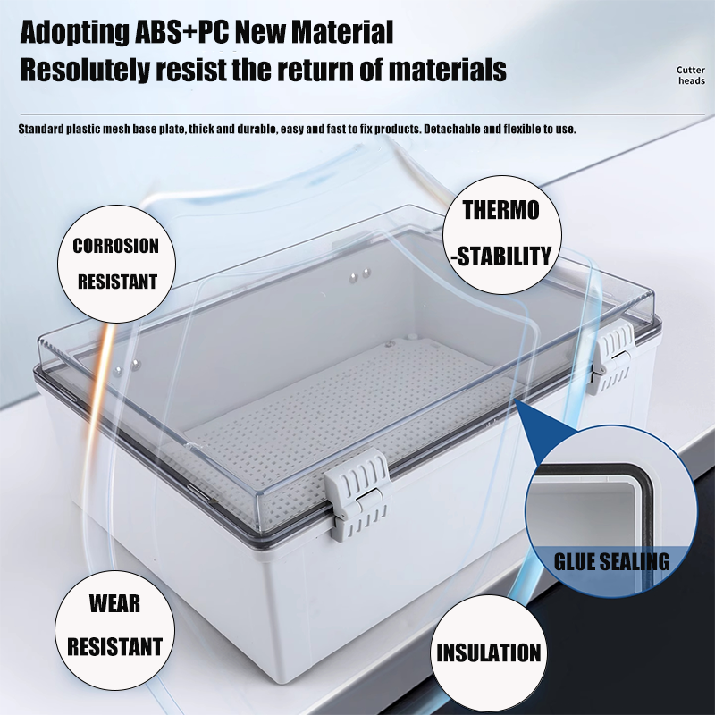 IP66 Waterproof Transparent/Gr - Outdoor Power Box Cover บทวิจารณ์และราคา