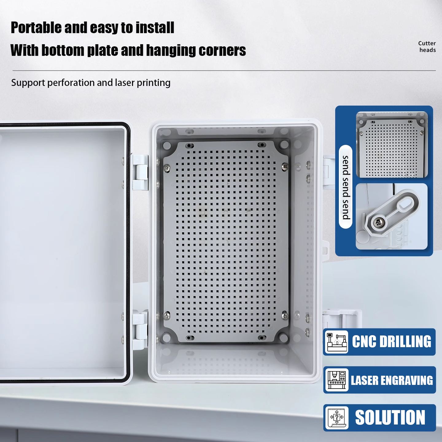IP66 Waterproof Transparent/Gr - Outdoor Power Box Cover บทวิจารณ์และราคา