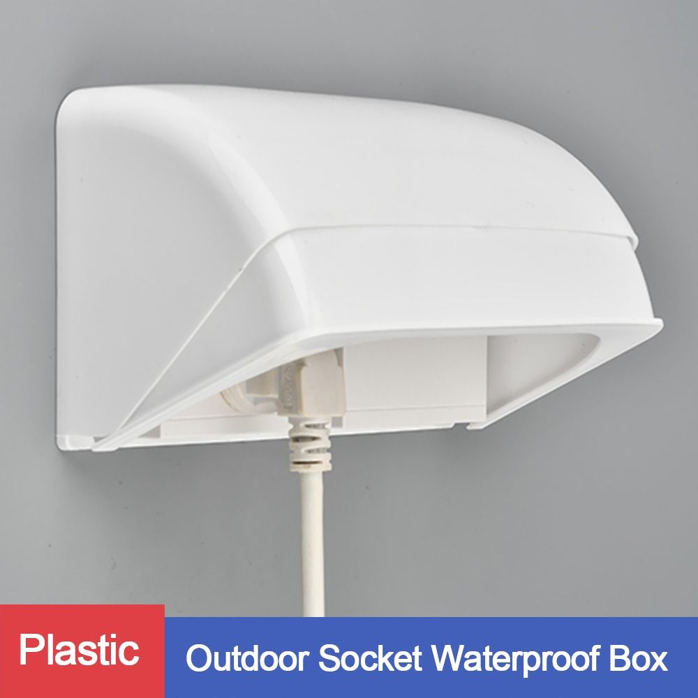 1Pcs Outdoor Socket Waterproof - Outdoor Power Box Cover บทวิจารณ์และราคา