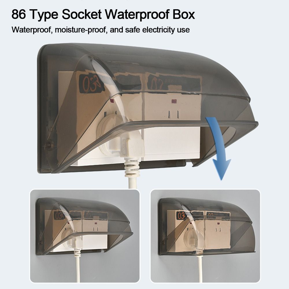 1Pcs Outdoor Socket Waterproof - Outdoor Power Box Cover บทวิจารณ์และราคา