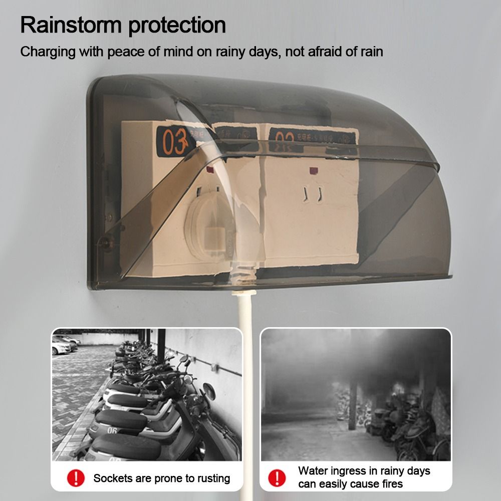 1Pcs Outdoor Socket Waterproof - Outdoor Power Box Cover บทวิจารณ์และราคา