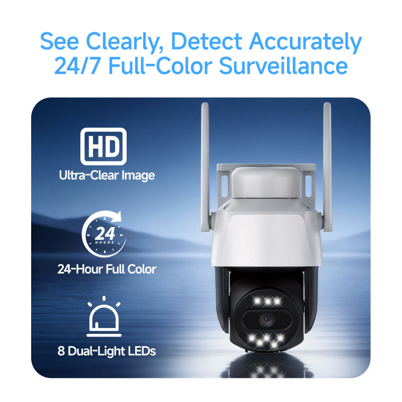 4G LTE Solar Security Camera 5 - Outdoor Power Plug In บทวิจารณ์และราคา