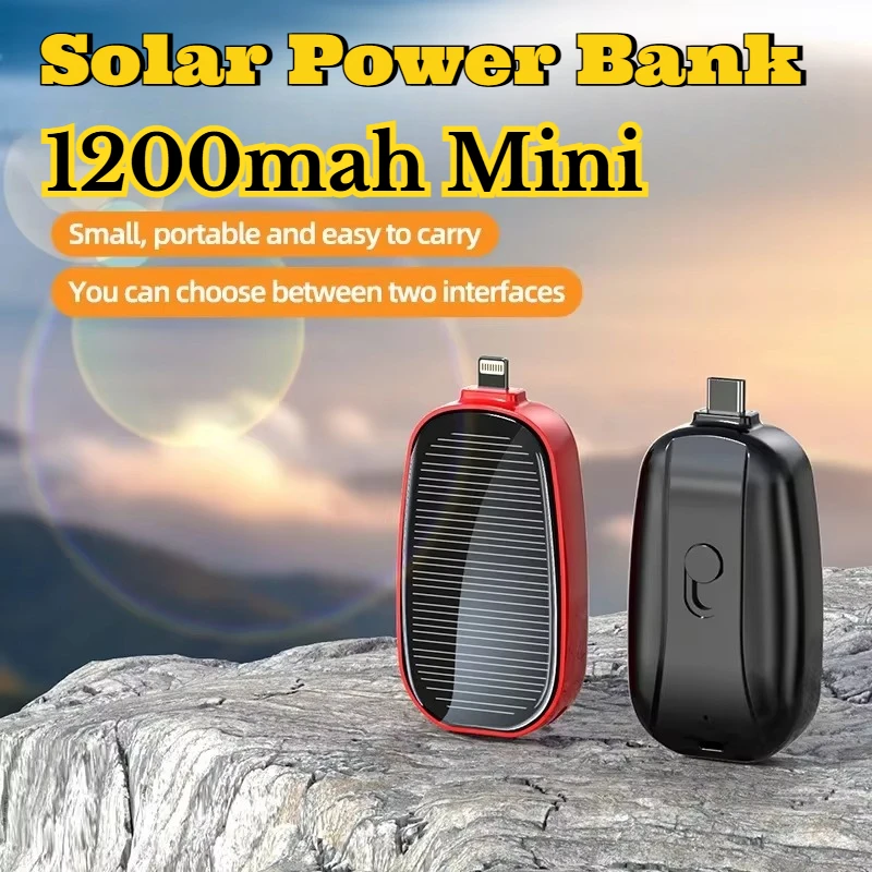 1200mAh Solar Mini Power Bank  - Outdoor Usb Power Adapter บทวิจารณ์และราคา