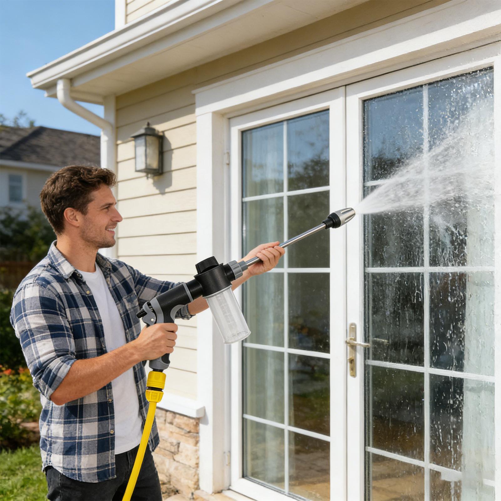 High Pressure Garden Hose Nozz - Outdoor Power 'Hose' บทวิจารณ์และราคา