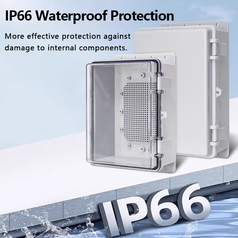 IP66 Waterproof Grey/Transpare - Outdoor Power Box Cover บทวิจารณ์และราคา